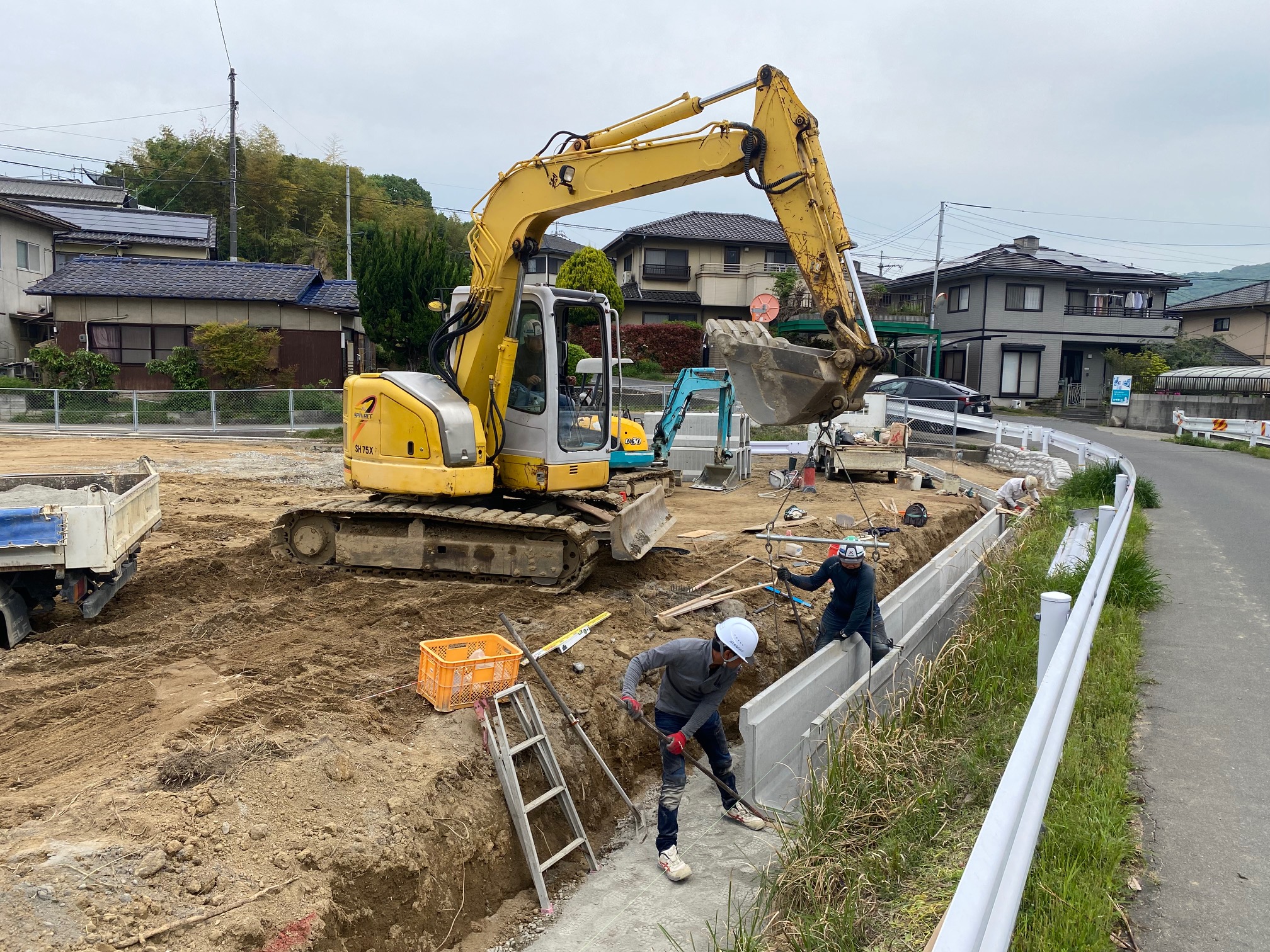 上の町248号水路改修工事画像